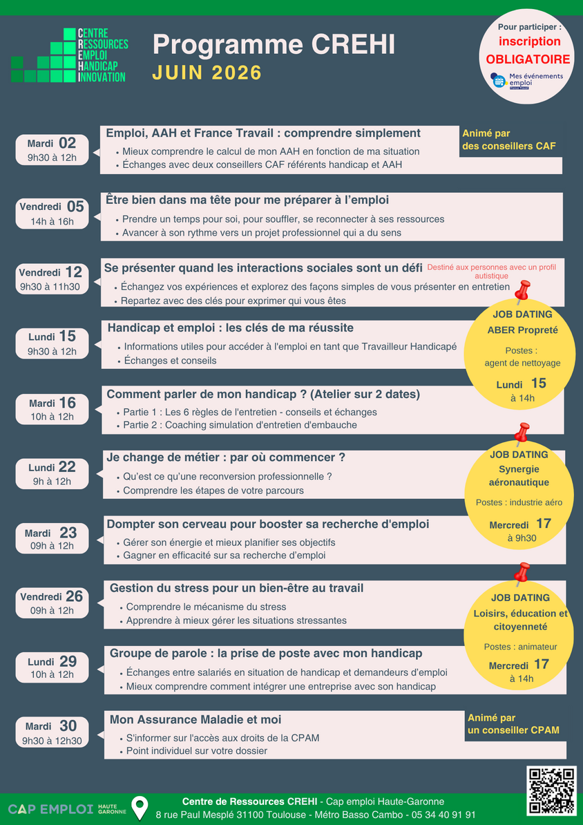 Programme du CREHI